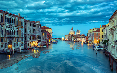 Image showing Blue morning in Venice