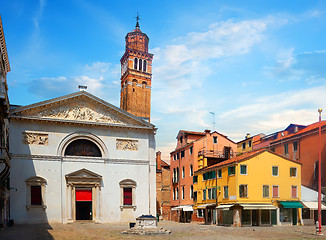 Image showing Bell tower on Burano