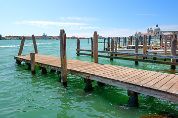 Image showing Piers in Venice