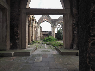 Image showing St Peter ruined church in Bristol