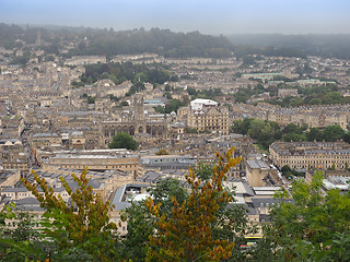 Image showing Aerial view of Bath