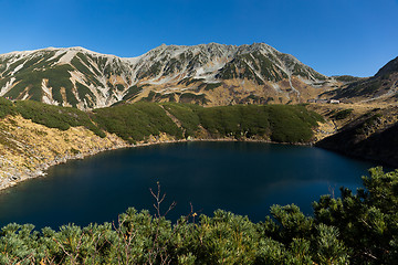 Image showing Lake in Tateyama mountain 