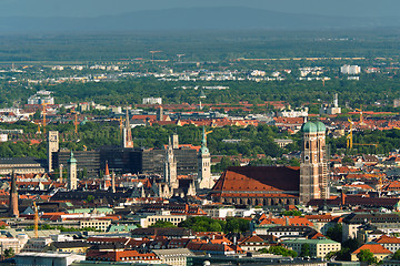 Image showing Aerial view of Munich. Munich, Bavaria, Germany