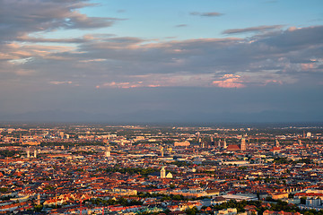 Image showing Aerial view of Munich. Munich, Bavaria, Germany