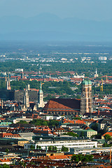 Image showing Aerial view of Munich. Munich, Bavaria, Germany