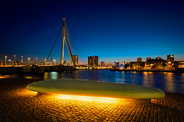 Image showing Erasmus Bridge, Rotterdam, Netherlands