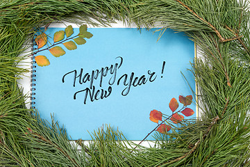 Image showing New Year Greeting Card