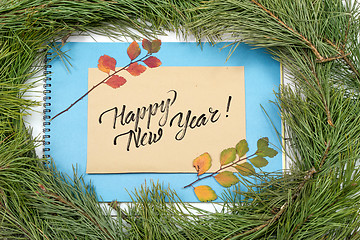 Image showing New Year Greeting Card