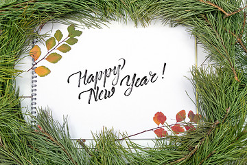 Image showing New Year Greeting Card