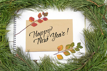 Image showing New Year Greeting Card