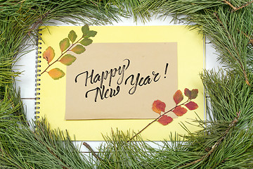 Image showing New Year Greeting Card