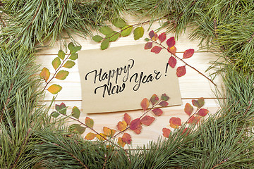 Image showing New Year Greeting Card