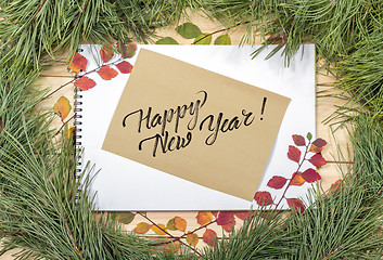 Image showing New Year Greeting Card