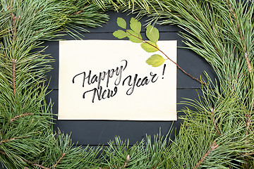 Image showing New Year Greeting Card