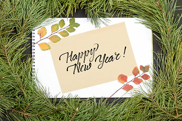 Image showing New Year Greeting Card