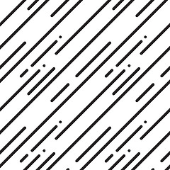 Image showing Vector geometric pattern in black and white style on a white background.