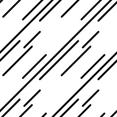 Image showing Vector geometric pattern in black and white style on a white background.