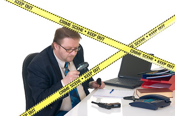 Image showing CSI crime scene investigator