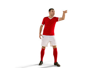 Image showing unhappy soccer or football player