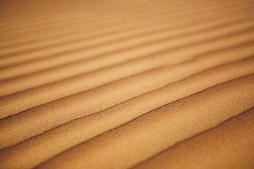 Image showing Close-up view of sand dunes