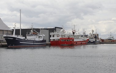 Image showing Fishing boats