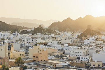 Image showing Cityscape view of Muscat