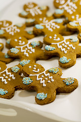 Image showing gingerbread men cookies