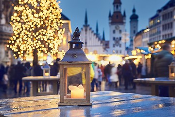 Image showing Traditional christmas market