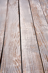 Image showing Vertical perspective of wooden rough planks texture