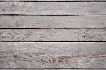 Image showing Top view background of wooden rough planks texture