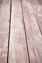 Image showing Vertical perspective of wooden rough planks texture