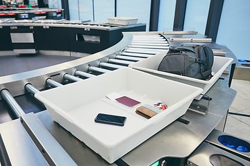 Image showing Airport security check