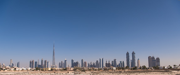 Image showing Panorama Dubai city