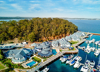 Image showing Port Stephens Anchorage marina