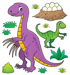 Image showing Dinosaur topic set 8