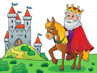 Image showing King on horse theme image 4