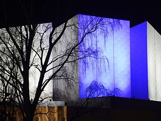 Image showing HELSINKI, FINLAND – DECEMBER 6, 2018: view of the building of 