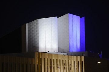 Image showing HELSINKI, FINLAND – DECEMBER 6, 2018: view of the building of 