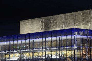 Image showing HELSINKI, FINLAND – DECEMBER 6 2018: Music Centre, Musiikkital