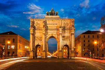 Image showing Victory Gate, Munich