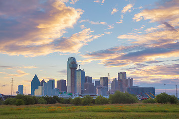 Image showing Overview of downtown Dallas