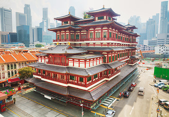 Image showing Buddha Tooth Relic temple in Singapore