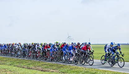 Image showing The Peloton - Paris-Nice 2016