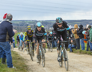 Image showing The Peloton - Paris-Nice 2016