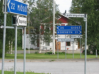 Image showing Road signs