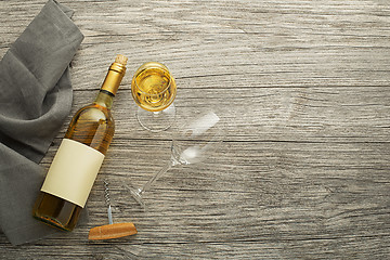 Image showing Wine white