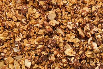 Image showing homemade organic chocolate granola