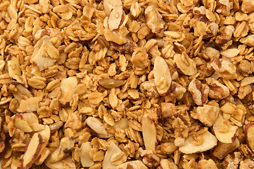 Image showing organic granola closeup