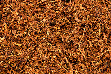 Image showing shredded pipe tobacco background