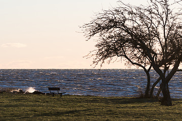 Image showing Rest place by seaside